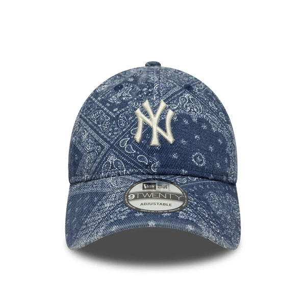 Casquette 9Twenty New York Yankees Bandana Washed Bleu
