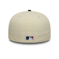 Casquette 59Fifty Chicago Cubs Gothic World Series Beige/Marine