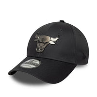 Casquette New Era 9Forty Metallic Chicago Bulls Gris