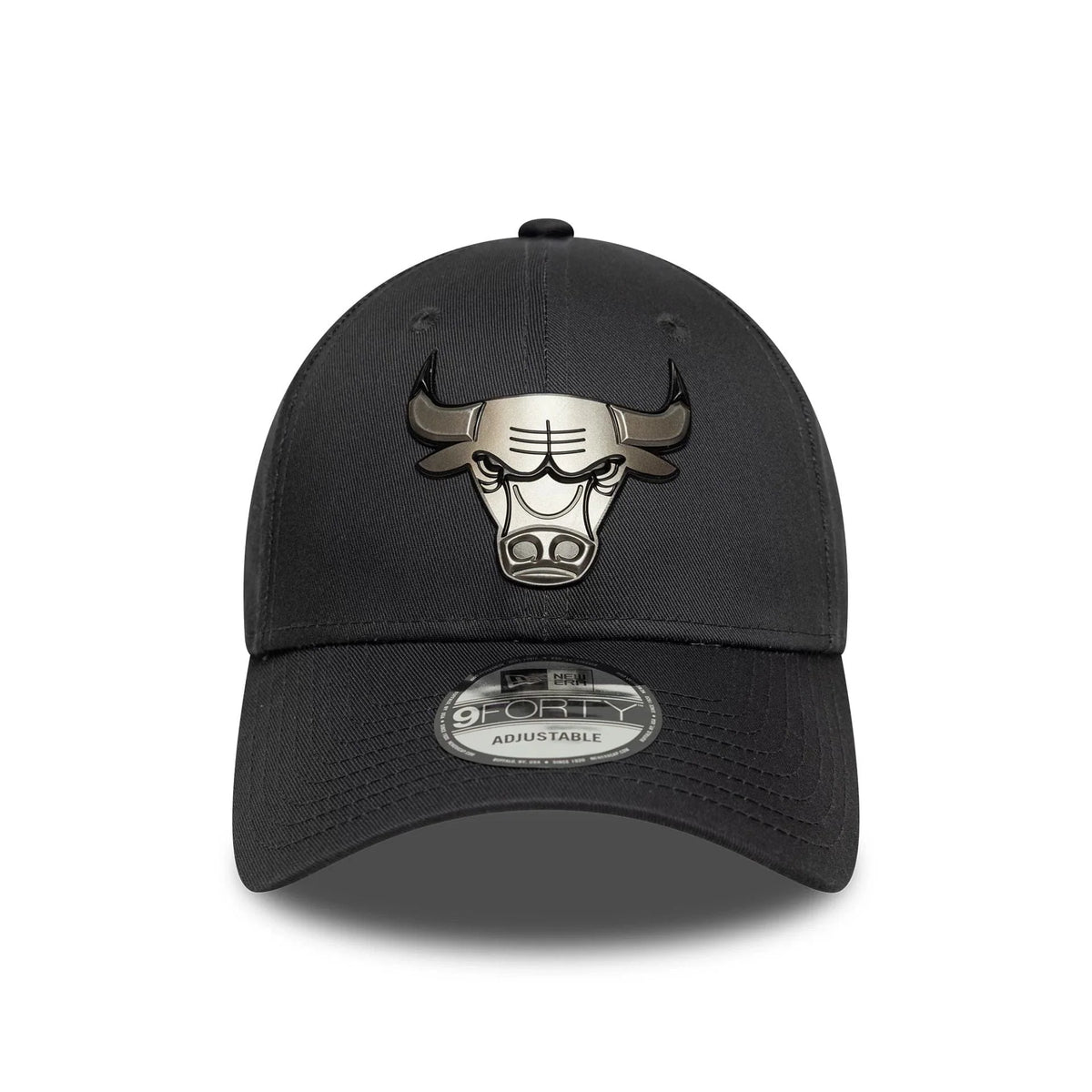 Casquette New Era 9Forty Metallic Chicago Bulls Gris