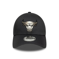 Casquette New Era 9Forty Metallic Chicago Bulls Gris