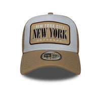 Casquette Trucker New Era City Beige/Blanc