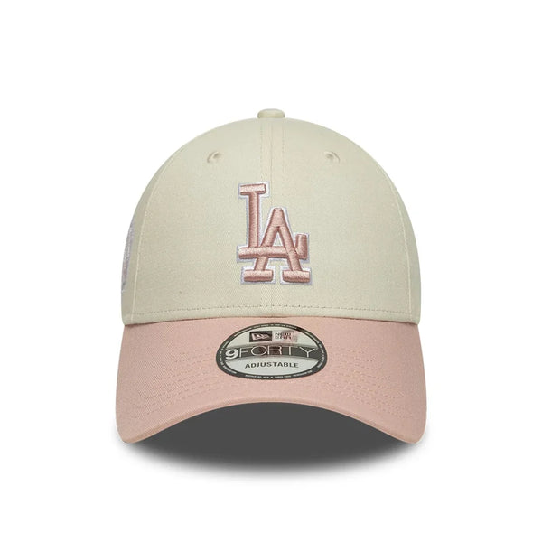 Casquette 9Forty Los Angeles Dodgers World Series Beige/Rose