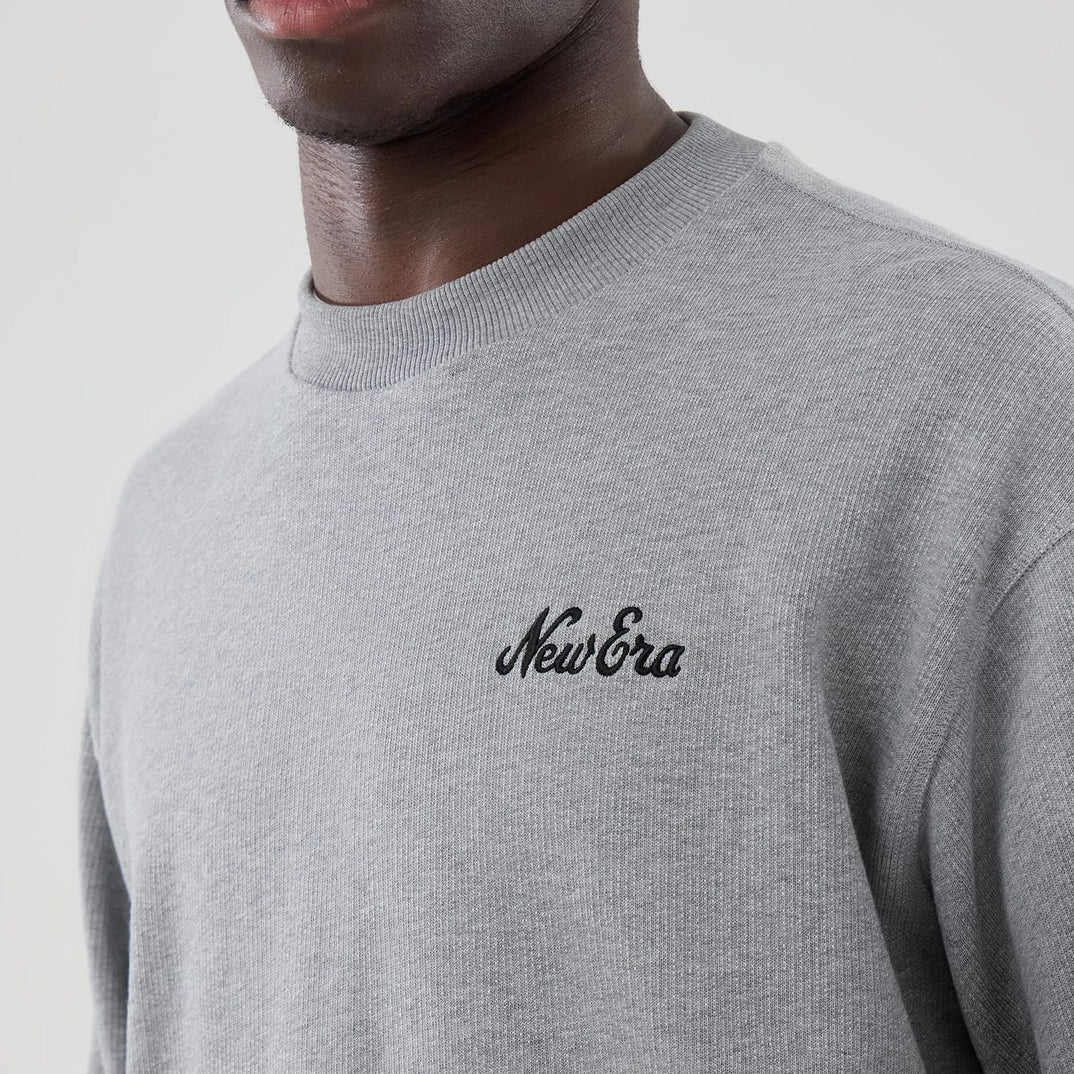 Sweat-shirt Basic Over Gris/Noir