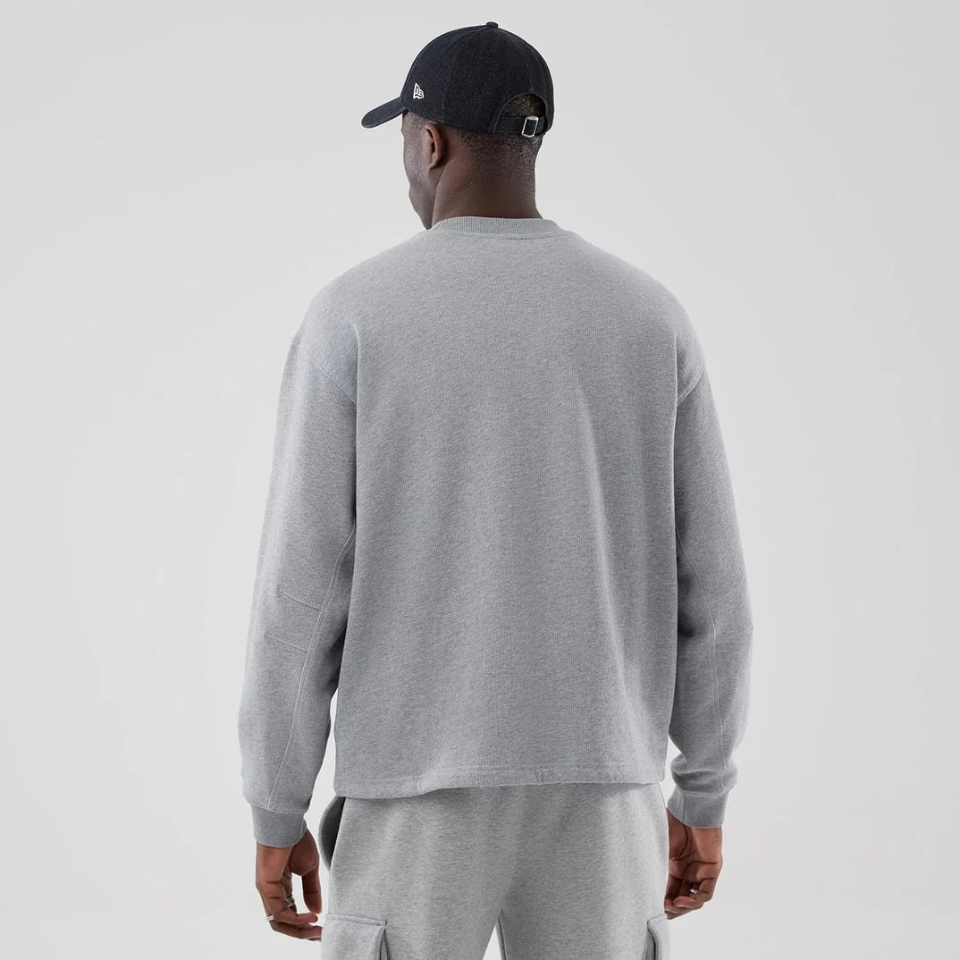 Sweat-shirt Basic Over Gris/Noir