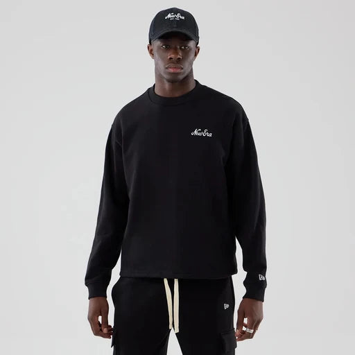 Sweat-shirt Basic Over Gris/Noir
