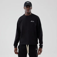 Sweat-shirt Basic Over Gris/Noir