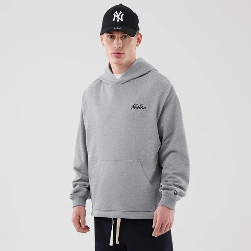 Hoodie Basic Over Noir/Gris