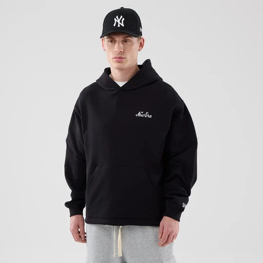 Hoodie Basic Over Noir/Gris