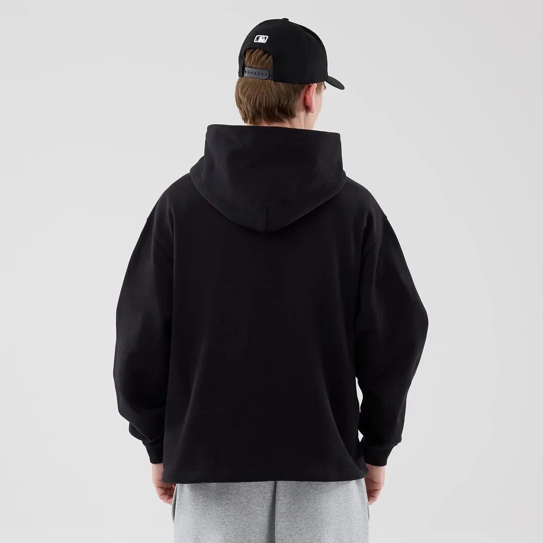 Hoodie Basic Over Noir/Gris