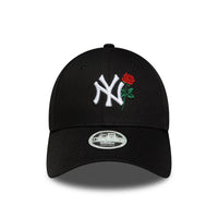 Casquette 9Forty New York Yankees Flower Femme Noir