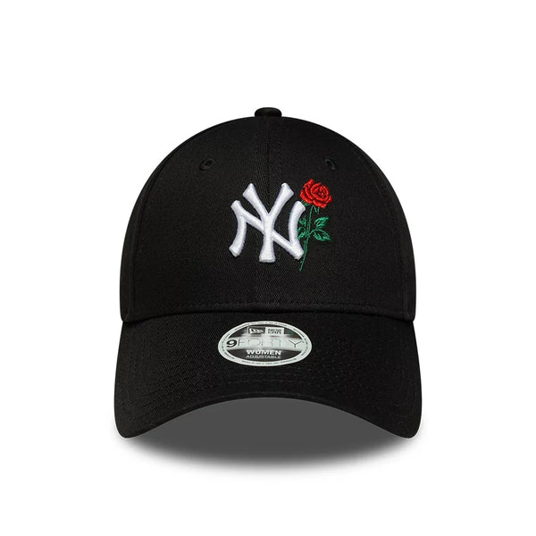 Casquette 9Forty New York Yankees Flower Femme Noir