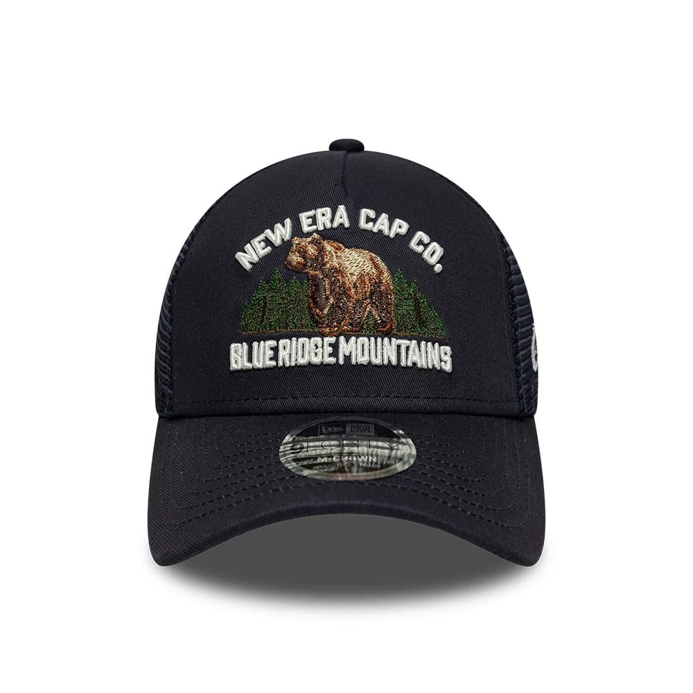 Casquette Trucker Mountains Bleu