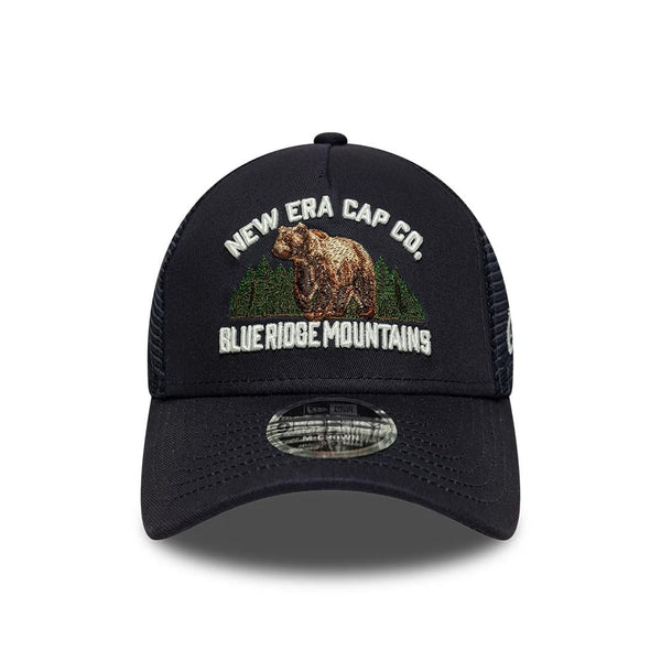 Casquette Trucker Mountains Bleu