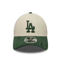 Casquette 9Forty Los Angeles Dodgers Velours Beige/Vert