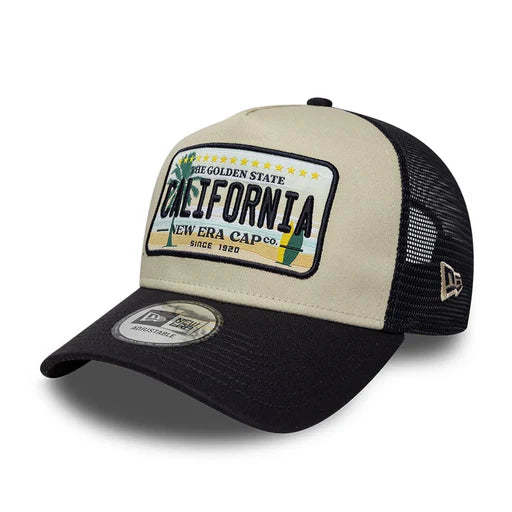 Casquette Trucker California Beige/Marine