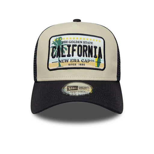 Casquette Trucker California Beige/Marine