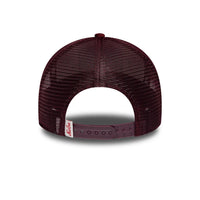 Casquette Trucker Héritage Velours Beige/Bordeaux
