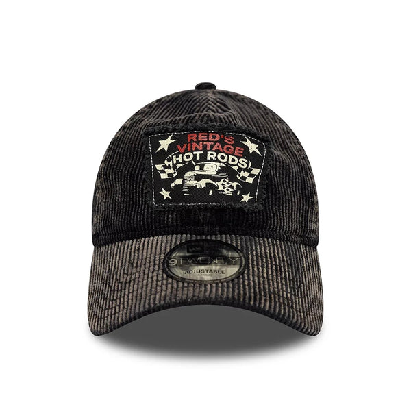 Casquette 9Twenty Vintage Velours Acid Noir