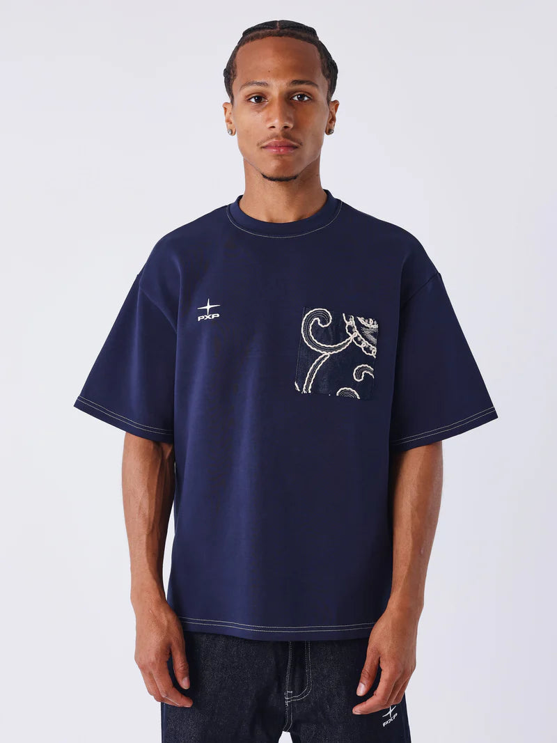 T-shirt Bandana Bleu