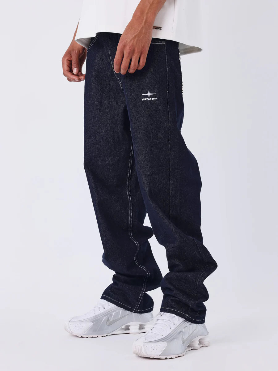 Baggy Pxp Bandana Bleu