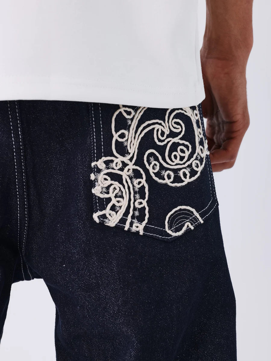 Baggy Pxp Bandana Bleu