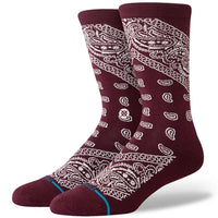 Chaussette Bandana Bordeaux