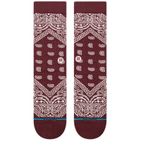 Chaussette Bandana Bordeaux