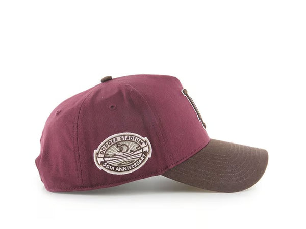 Casquette MVP Los Angeles Dodgers World Series Prune/Marron