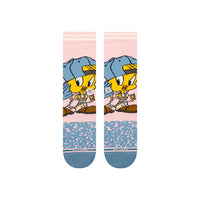 Chaussette Tweety Crew Rose