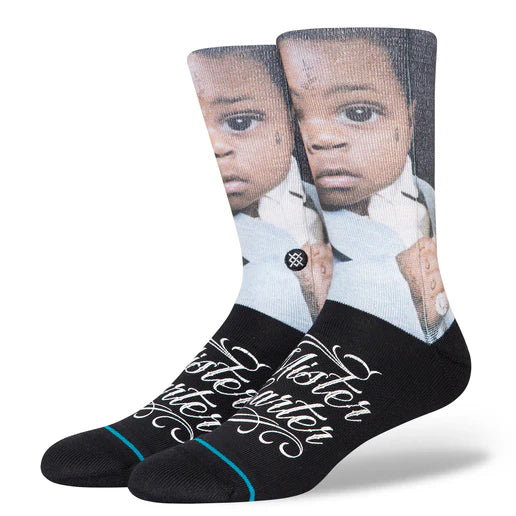 Chaussette Lil Wayne Mister Carter Noir