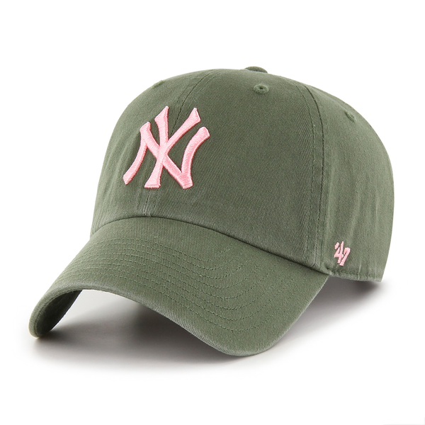 Casquette Clean Up Kaki/Rose