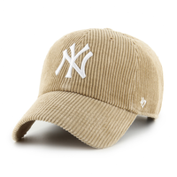 Casquette Clean Up New York Velours Beige