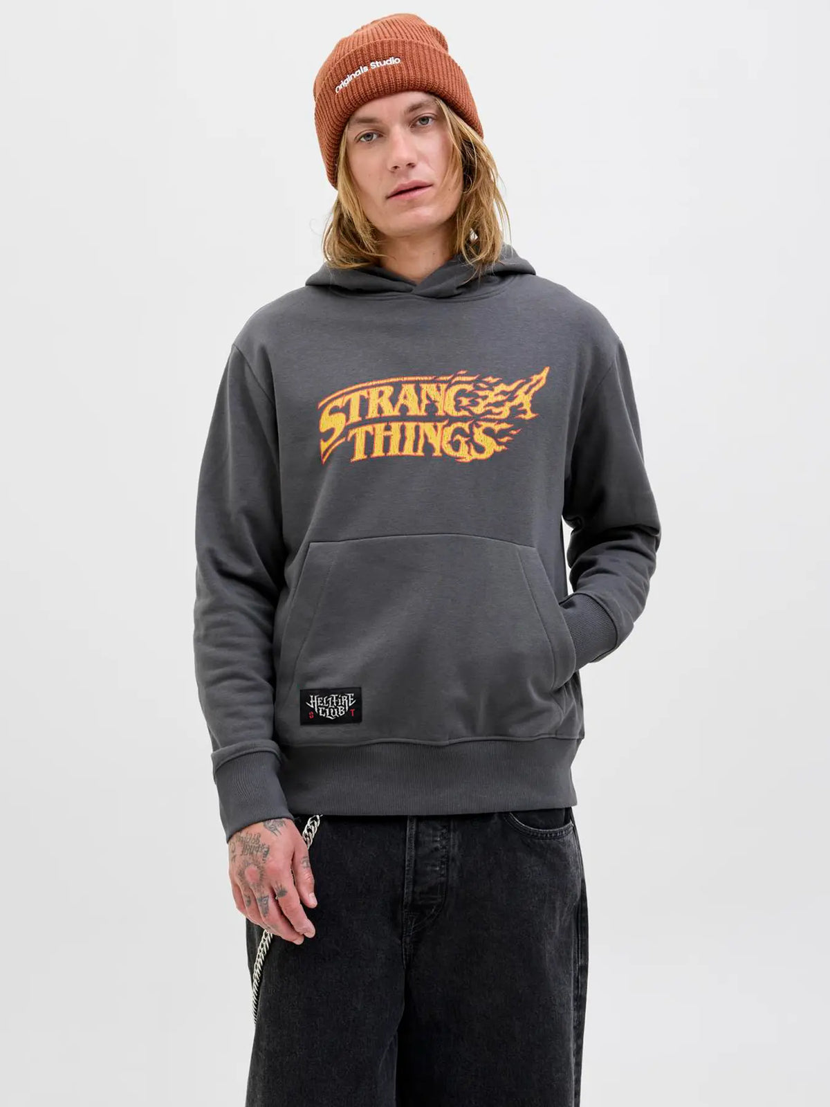 Hoodie Stranger Things Gris