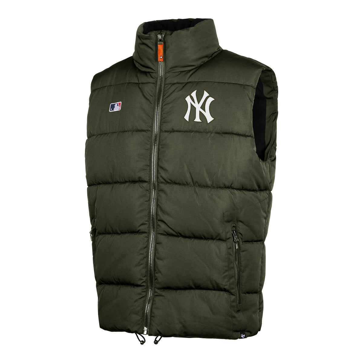 Jacket Zip Gila New York Yankees Kaki