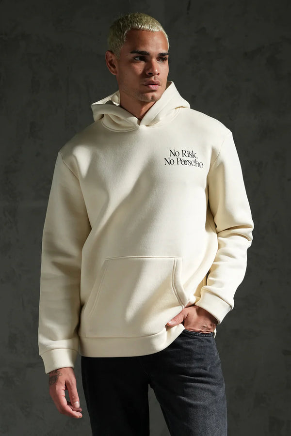 Hoodie Porsche Beige