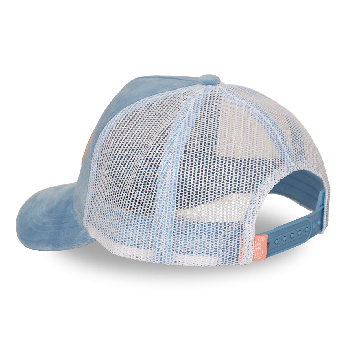 Casquette Trucker Original Velours Bleu