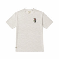 T-shirt Raclette Chiné Blanc