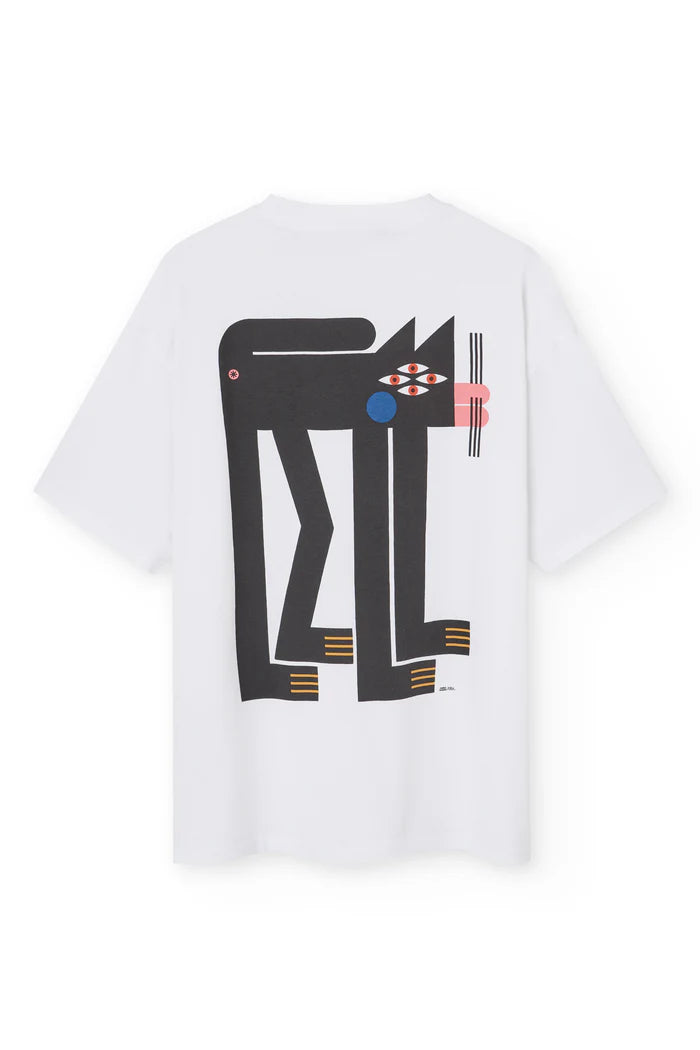 T-shirt Marco´s Cat Blanc