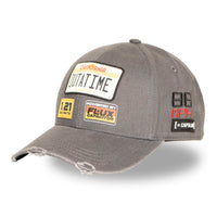 Casquette Retour Vers Le Futur Destroy Gris