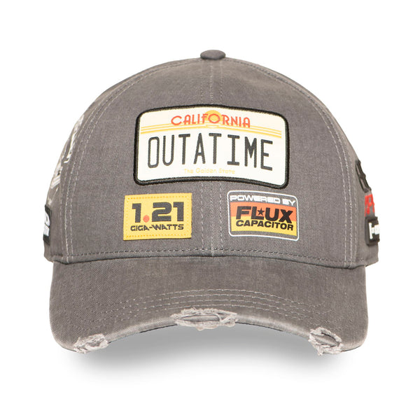 Casquette Retour Vers Le Futur Destroy Gris