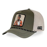 Casquette Trucker Animal 50 Cent Kaki