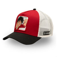 Casquette Trucker Luffy Rouge