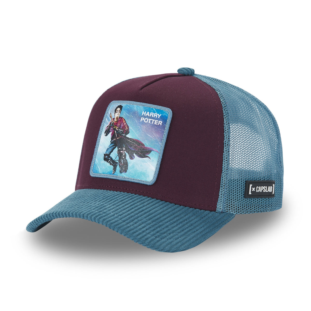 Casquette Trucker Harry Potter Velours Violet/Bleu