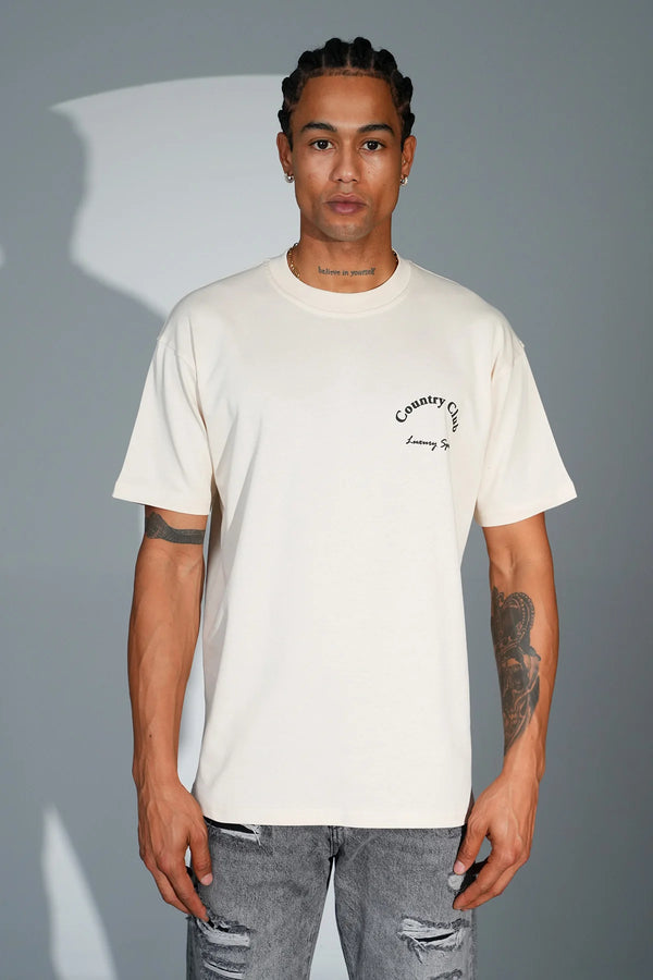 T-shirt Country Club Beige