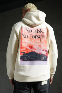 Hoodie Porsche Beige