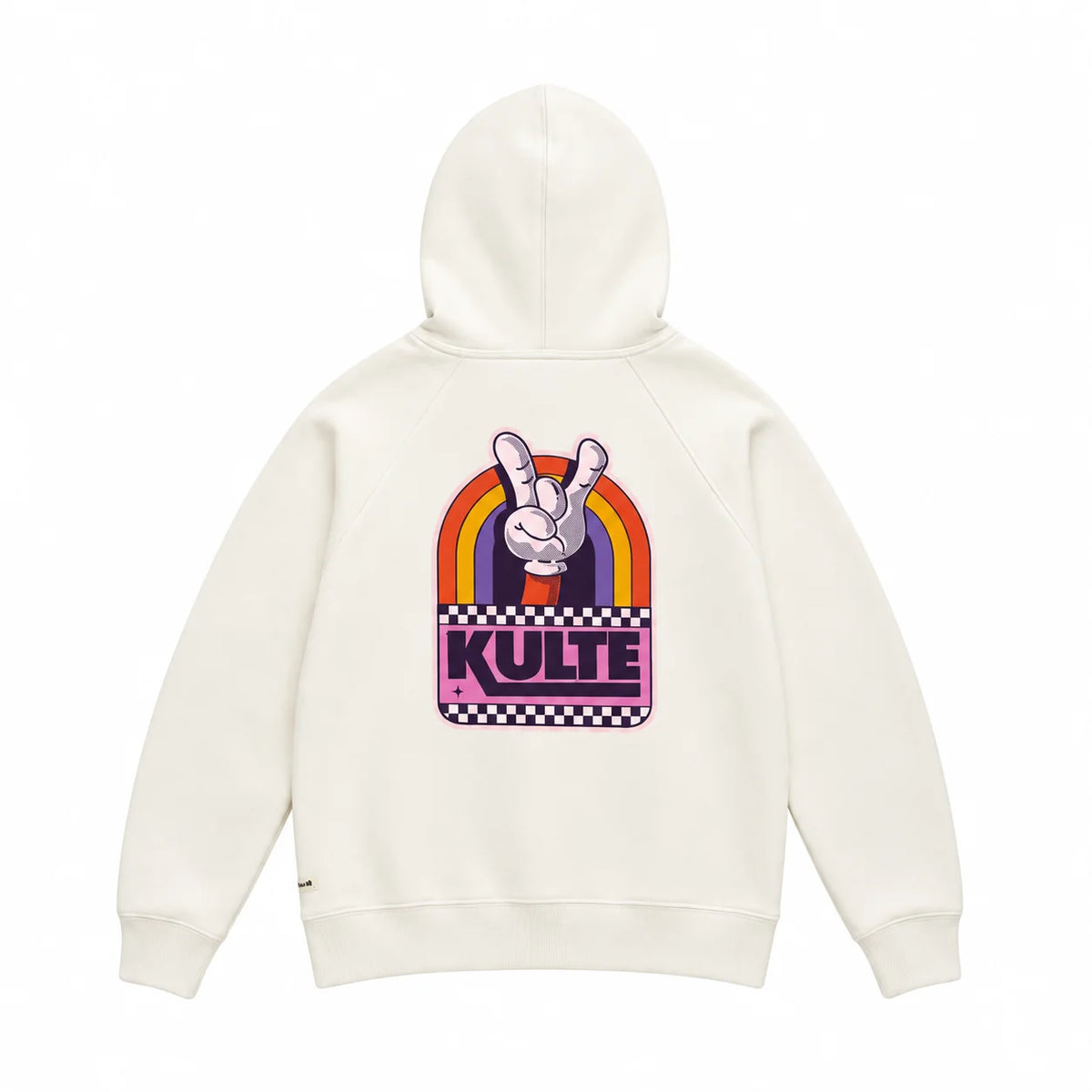 Hoodie Main Kulte Blanc