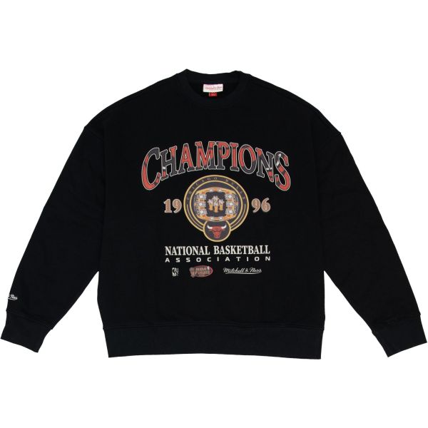Sweat-shirt Chicago Bulls Championship 96' Noir