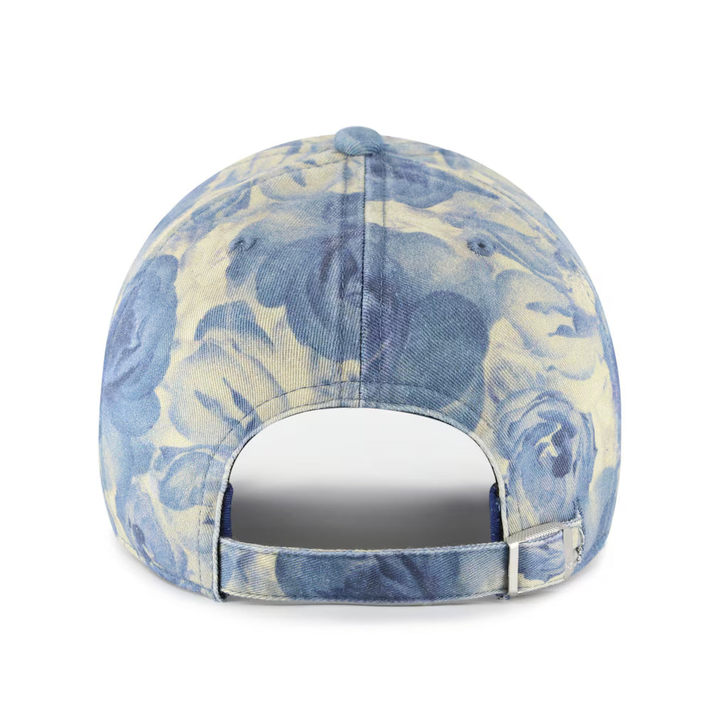 Casquette Clean Up Gardenia Floral Bleu