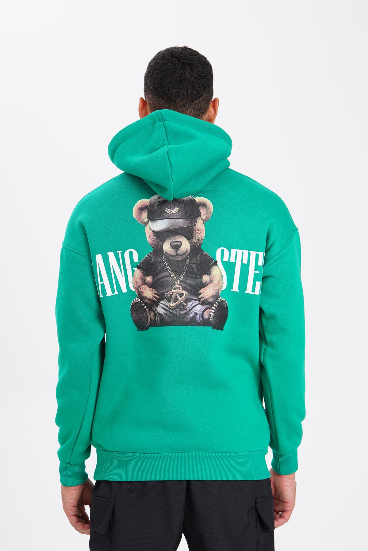 Hoodie Gangster Nounours Vert